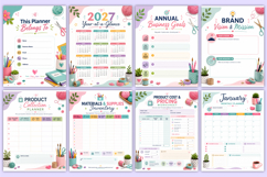 2027 Craft Seller Planner | Business Organizer Product Image 2