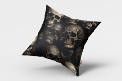 Skull and Flowers Seamless Pattern and Digital Paper Product Image 2