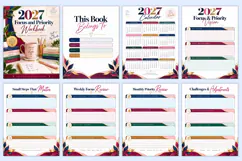 2027 Focus & Priority Workbook Kdp interiors Product Image 2