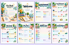 Achievement Tracking Sheets | Printable Goal Planner Product Image 2