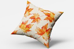 Watercolor Fall Leaves Seamless Pattern and Digital Paper Product Image 2