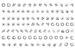 Magnolia SVG - Flowers Line Art SVG Bundle Product Image 2