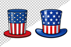 4th July Cap Clipart Product Image 1