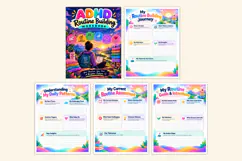 ADHD Routine Building Workbook kdp interiors Product Image 2