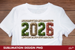 2026 Sublimation, New Year Tshirt Sublimation Product Image 1