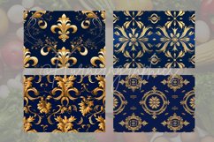 Blue Gold Cutting Board Design - 04 Variations Product Image 2