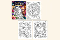 Adult Stress Relief Coloring Book Product Image 2