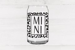 MINI 16oz Libbey Leopard Pattern Cutfile SVG DXF PNG Product Image 3