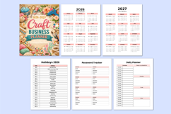 2026 -2027 Craft Business Planner Canva Templates Product Image 2
