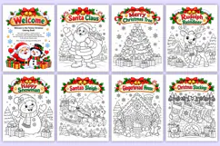 Festive Christmas Coloring Book | Santa Claus, Reindeer Product Image 2