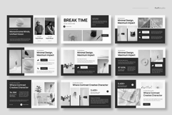 Black &amp; White Google Slides Template Product Image 3