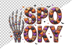 Halloween Spooky t shirt Design PNG Product Image 1