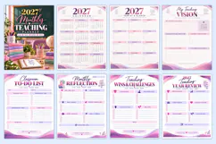 2027 Monthly Teaching Planner Kdp interiors Product Image 2