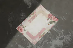 Vintage Rose Junk Journal Page Product Image 2