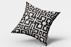 Black and White Greek Key Seamless Pattern and Digital Paper Product Image 2