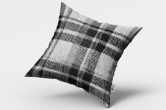 Black and White Tweed Plaid Seamless Pattern Product Image 2