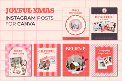 Joyful Xmas Set of 20 Instagram Post Templates for Canva Product Image 2