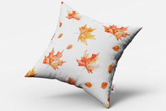 Watercolor Fall Leaves Seamless Pattern and Digital Paper Product Image 2