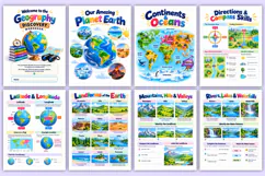 Geography Discovery Workbook | Maps, Continents, Landforms Product Image 2