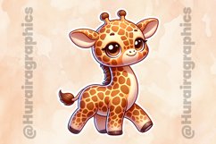 Girraffe|Printable Animal Sticker Product Image 2