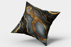 Black and Gold Agate Seamless Pattern and Digital paper Product Image 2