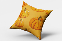 Minimal Pumpkins Seamless Pattern Design and Digital Paper Product Image 2