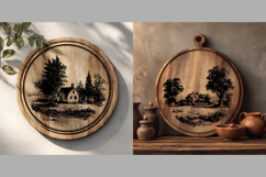Farmhouse Cutting Board Laser Engraving File Product Image 2
