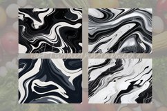 Black White Marble Cutting Board Design - 04 Variations Product Image 2