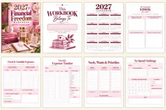 2027 Financial Freedom Workbook Kdp interiors Product Image 2