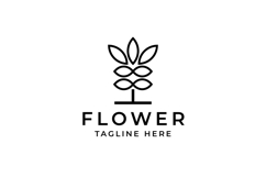 Flower Logo Minimal Design Product Image 2