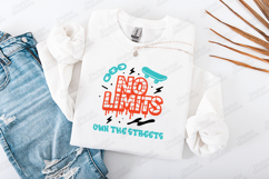 No Limits Own The Streets SVG Urban Graffiti Street Design Product Image 2