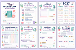 2027 Emotional Healing Workbook | Self-Care &amp; Inner Healing Product Image 2
