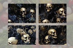 Gothic Skull Cutting Board Design - 04 Variations Product Image 2