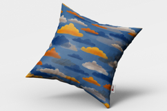 Cloud Seamless Pattern and Digital Paper Product Image 2