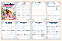 Homeschool Daily Schedule Planner Kdp interiors Product Image 2