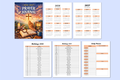 2026 - 2027 Prayer Journal Canva templates Product Image 2