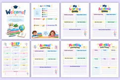 2027 Student Learning Record Book | Academic Goals, Study Product Image 2