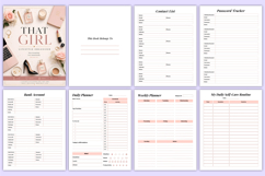 That Girl Lifestyle Organizer | Self-Care, Beauty Templates Product Image 2