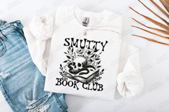 Smutty Book Club Gothic Book Lover Reading Shirt Design Product Image 2