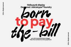 Hella Punk | Display Font Product Image 2