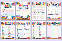 2027 Classroom Library Checkout Log | Book Tracking, Student Product Image 2
