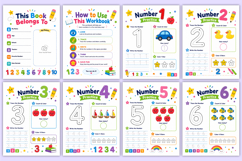 Number Learning Workbook | Preschool Math Activities Product Image 2