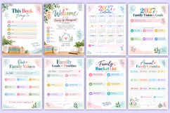 2027 Family Life Management Planner | Family Organization Product Image 2