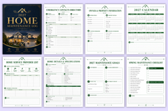 2027 Home Maintenance Log | Home Care Product Image 2