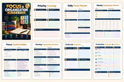 Focus & Organization Workbook Kdp interiors Product Image 2