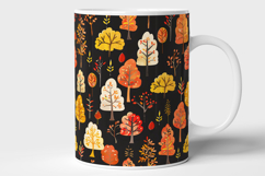 Autumn Trees Seamless Pattern and Digital Paper Product Image 2