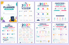2027 Digital Success Planner | Productivity &amp; Focus Product Image 2