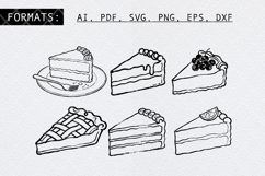 HandDrawn Dessert Cake Clipart Bundle Product Image 2