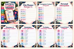 Emergency Contact Information Planner Product Image 2