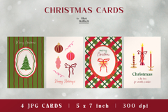 Christmas Cards. Happy Holidays Printable Card Designs Product Image 2
